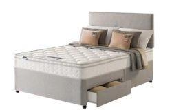 Silentnight Jackson Cushiontop Double 2 Drw Divan Bed